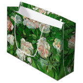 Stilleven met roze rozen door Vincent van Gogh Groot Cadeauzakje (Voorkant Gekanteld)