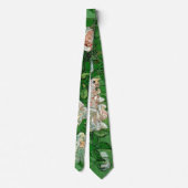 Stilleven met roze rozen door Vincent van Gogh Stropdas (Achterkant)