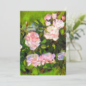 Stilleven met roze rozen van Van Gogh Kaart (Staand voorkant)