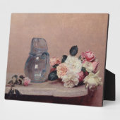 Stilleven met rozen, 1889 (olieverf op doek) fotoplaat (Zijkant)