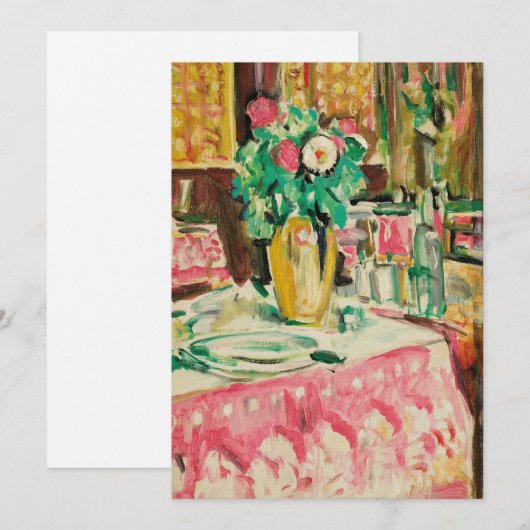 Stilleven met Rozen | George Leslie Hunter (Voorkant / Achterkant)