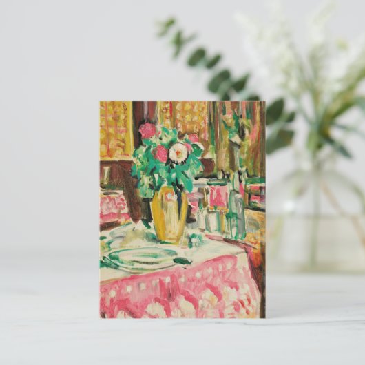 Stilleven met Rozen | George Leslie Hunter Briefkaart (Staand voorkant)