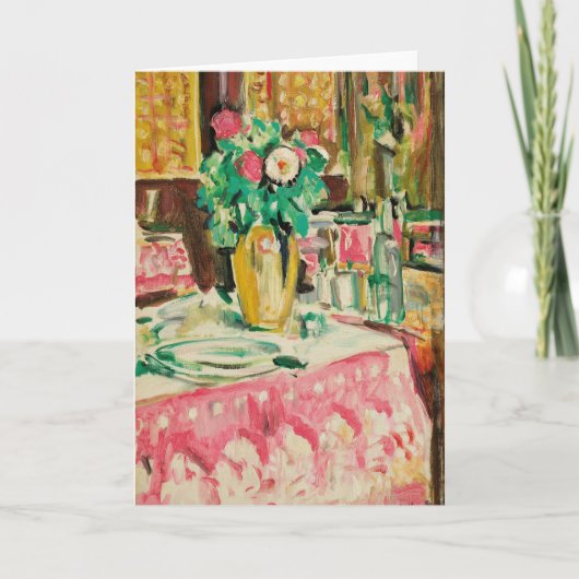 Stilleven met Rozen | George Leslie Hunter Kaart (Voorkant)