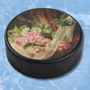 Stilleven met Rozen op een bosbodem - Lach A. Hockey Puck