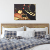 Stilleven met schaakbord, 1630 canvas afdruk (Insitu (Slaapkamer))