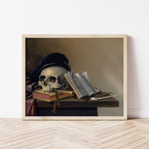 Stilleven met schedel   Harmen Steenwyck Poster
