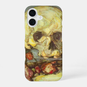 Stilleven met schedel, kaars en boek door Paul Cez iPhone 16 Hoesje