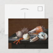 Stilleven met schelpen | Johann Jakob Dietzsch Briefkaart (Voorkant / Achterkant)
