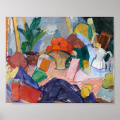 Stilleven met Sinaasappels in een mandje | Edvard Poster (Voorkant)