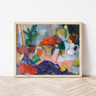 Stilleven met Sinaasappels in een mandje Edvard Poster