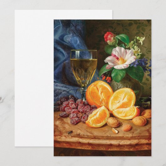 Stilleven met Sinaasappels | Josef Lauer (Voorkant / Achterkant)