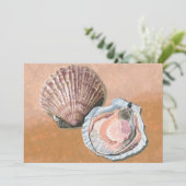 Stilleven met Sint-jakobsschelpen Kaart (Staand voorkant)