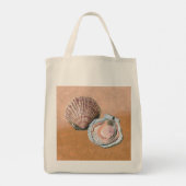 Stilleven met Sint-jakobsschelpen Tote Bag (Achterkant)