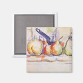 Stilleven met soeppan van Paul Cezanne Magneet (Voorkant / Achterkant)