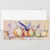 Stilleven met steelpan door Paul Cezanne (Voorkant / Achterkant)
