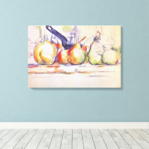 Stilleven met steelpan door Paul Cezanne Canvas Afdruk