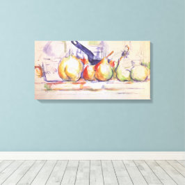 Stilleven met steelpan door Paul Cezanne Canvas Afdruk
