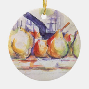 Stilleven met steelpan door Paul Cezanne Keramisch Ornament