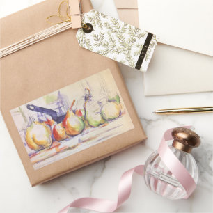 Stilleven met steelpan door Paul Cezanne Rechthoekige Sticker