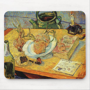 Stilleven met tekenbord van Vincent van Gogh Muismat