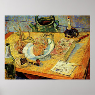 Stilleven met tekenbord van Vincent van Gogh Poster