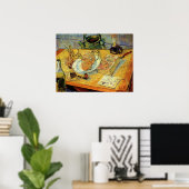 Stilleven met tekenbord van Vincent van Gogh Poster (Thuiskantoor)