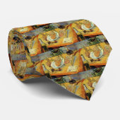 Stilleven met tekenplank van Vincent van Gogh Stropdas (Opgerold)