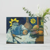 Stilleven met theepot en fruit | Paul Gauguin (Staand voorkant)