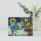 Stilleven met theepot en fruit | Paul Gauguin Briefkaart (Staand voorkant)