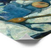 Stilleven met theepot en fruit | Paul Gauguin Poster (Hoek)