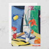 Stilleven met tulpen | Samuel John Peploe (Voorkant / Achterkant)