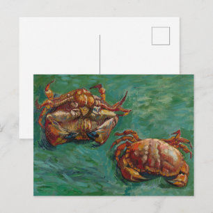 Stilleven met twee krabben van Vincent van Gogh Briefkaart