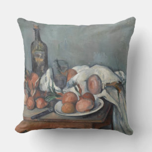 Stilleven met uien, olieverfschilderij, Paul Cezan Kussen