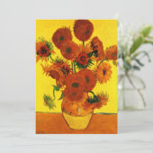 Stilleven met vaas met 15 zonnebloemen Vincent van (Staand voorkant)