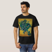 Stilleven met vaas met irissen door Vincent van Go T-shirt (Voorkant volledig)