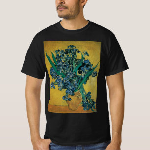 Stilleven met vaas met irissen door Vincent van Go T-shirt