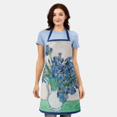 Stilleven met vaas met irissen van Vincent van Gog Schort (Gedragen)