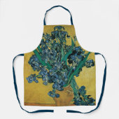 Stilleven met vaas met irissen van Vincent van Gog Schort (Voorkant)