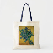 Stilleven met vaas met irissen van Vincent van Gog Tote Bag (Voorkant)