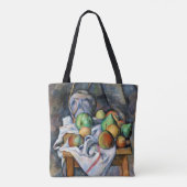 Stilleven met vruchten, Paul Cezanne Tote Bag (Achterkant)