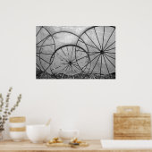 Stilleven met wagenwiel poster (Keuken)