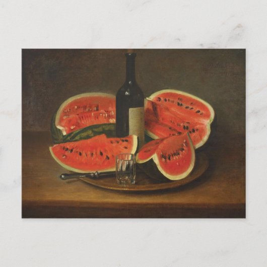 Stilleven met watermeloenen (door Constantin Stahi Briefkaart (Voorkant)