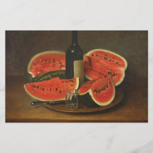 Stilleven met watermeloenen (door Constantin Stahi Briefpapier
