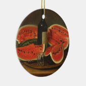 Stilleven met watermeloenen (door Constantin Stahi Keramisch Ornament (Rechts)
