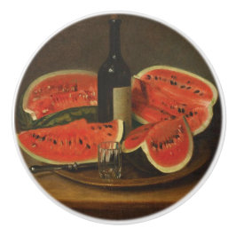 Stilleven met watermeloenen (door Constantin Stahi Keramische Knop