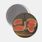 Stilleven met watermeloenen (door Constantin Stahi Magneet (Voorkant / Achterkant)