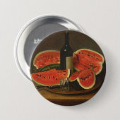 Stilleven met watermeloenen (door Constantin Stahi Ronde Button 7,6 Cm (Voorkant /achterkant)