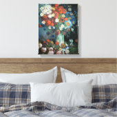 Stilleven met weidebloemen | Vincent van Gogh Canvas Afdruk (Insitu (Slaapkamer))