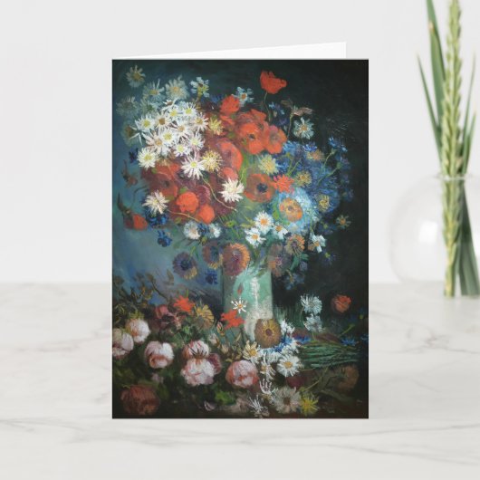 Stilleven met weidebloemen | Vincent van Gogh Kaart (Voorkant)