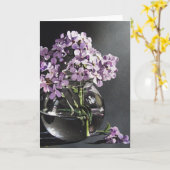 Stilleven met Wenskaart Phylox Kaart (Gele Bloem)